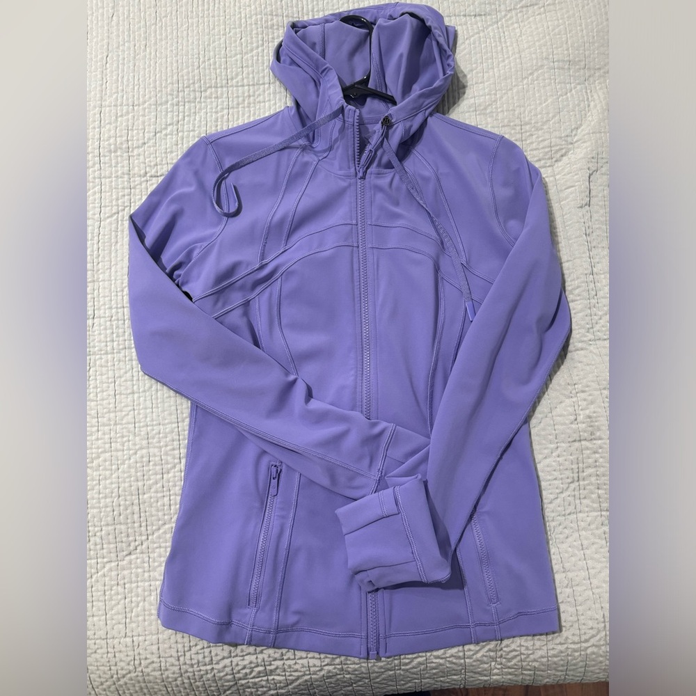Define Hooded Jacket *Nulu Full Length! In DKLV Dark Lavender